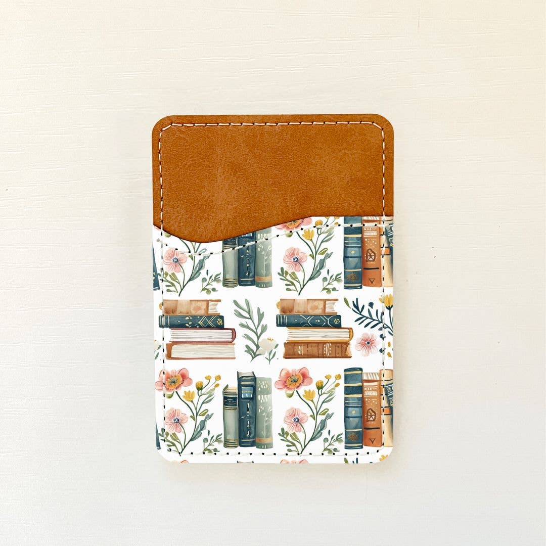 Olivia + Rose - Bookish Florals Leather Card Holder (15 Options): 1