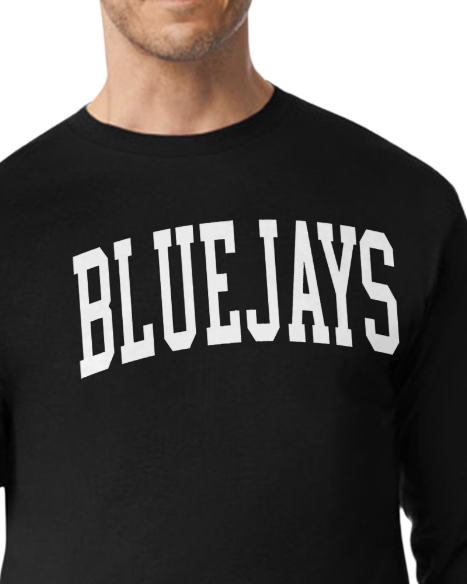 Adult Puff Letters - BlueJay