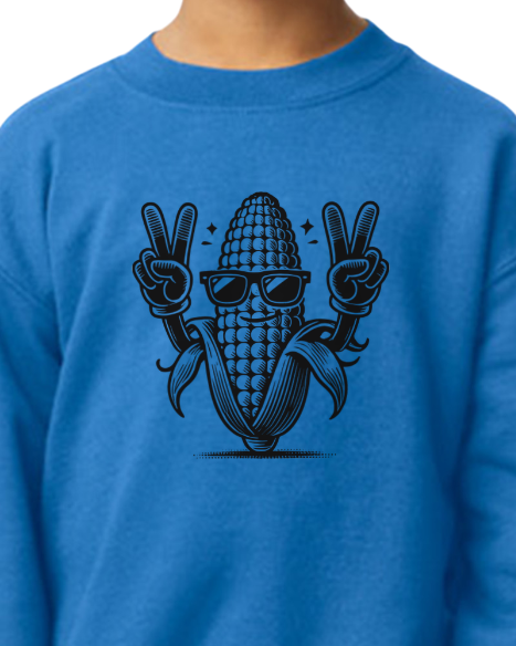 Youth Corn Peace Sign