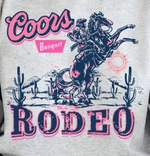 Pink Rodeo Tee Pink Rodeo Western Tee – Midwest Wildflowers Boutique