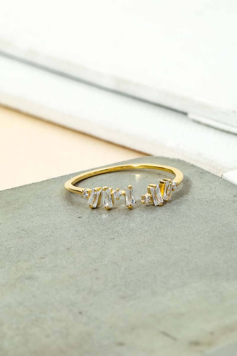 Anarchy Street - Delicate Baguette Fashion Ring: S