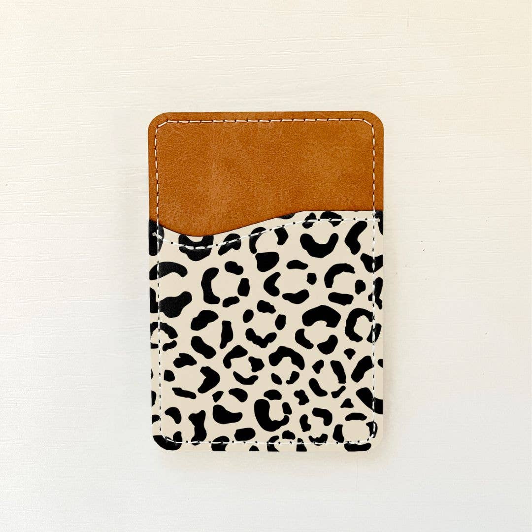 Olivia + Rose - Leopard Print Leather Card Holder (10 Options): 2