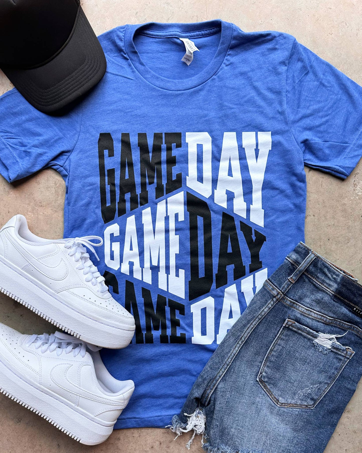 Game Day Slant Graphic Tee: