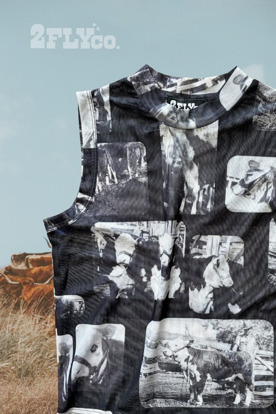 2 Fly Co - CATTLE CHROME *TANK: XL