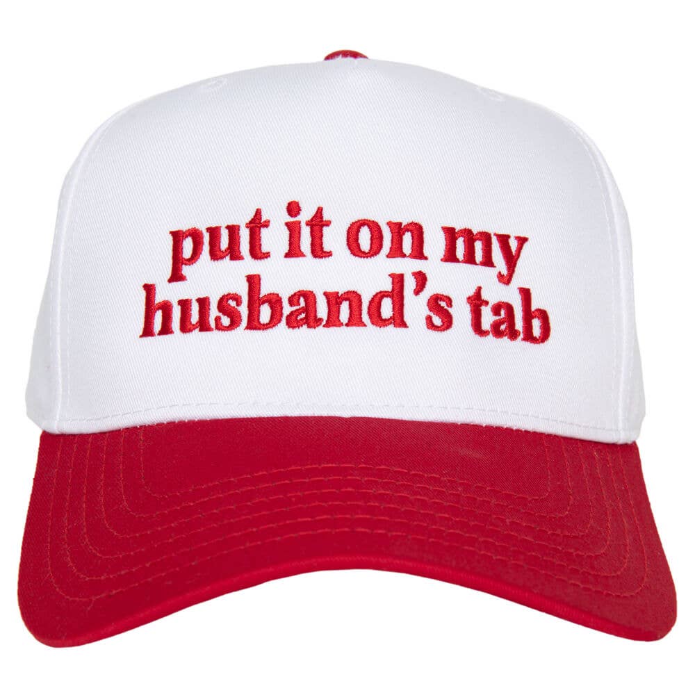 Katydid - Put It On My Husband's Tab Wholesale Two-Toned Vintage Hat: Black and Tan