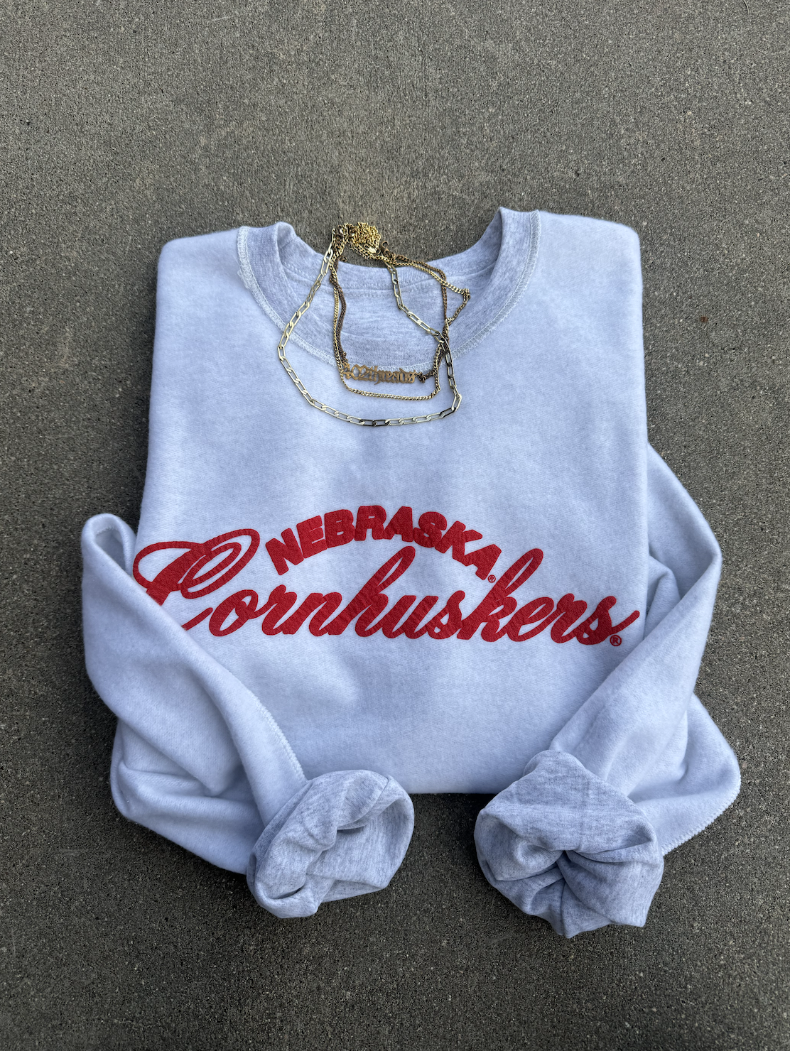 402threads - Nebraska Cornhuskers Inside Out Crew: XL