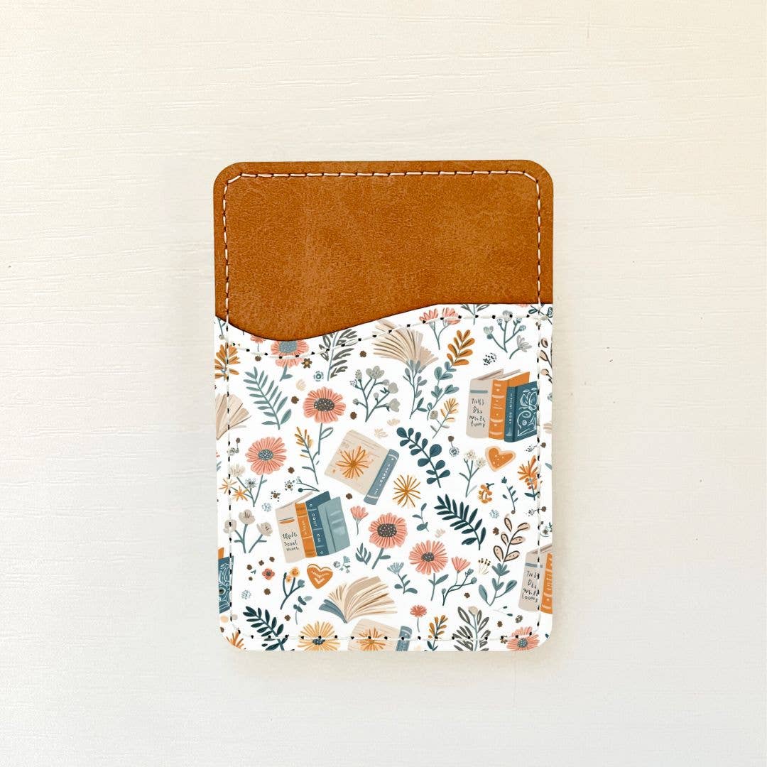 Olivia + Rose - Bookish Florals Leather Card Holder (15 Options): 1