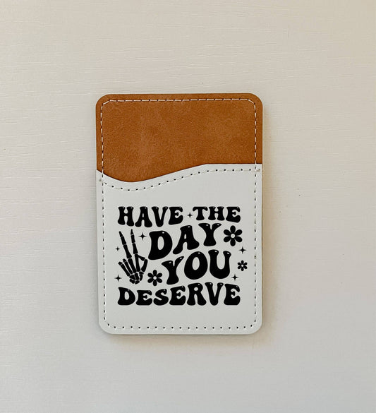 Olivia + Rose - Day You Deserve Leather Card Holder