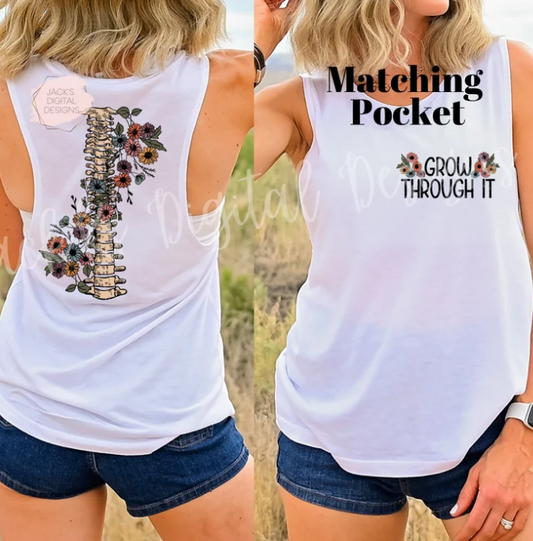 Grow Through It tank top