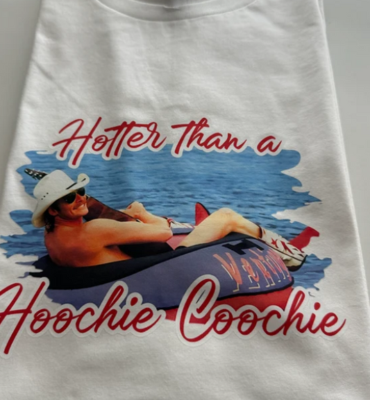 Hotter than a Hoochie Coochie Alan Jackson tee