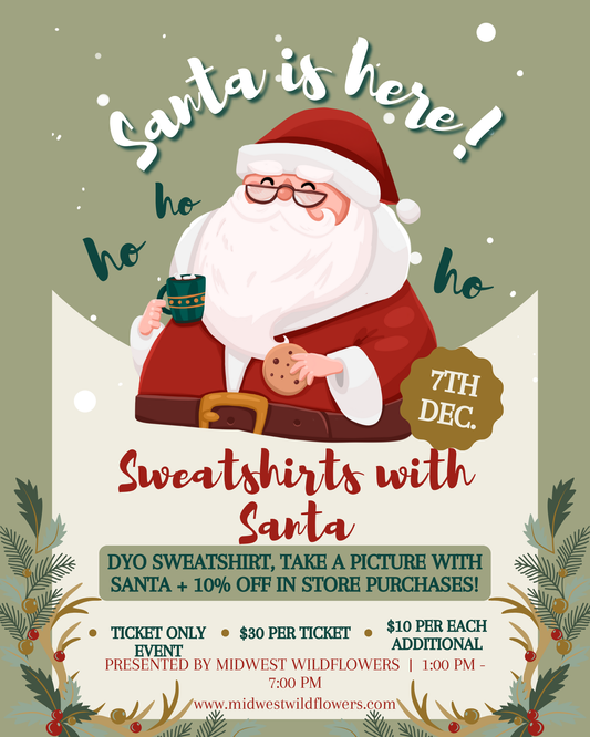 Sweatshirt with Santa Event Kids Tickert