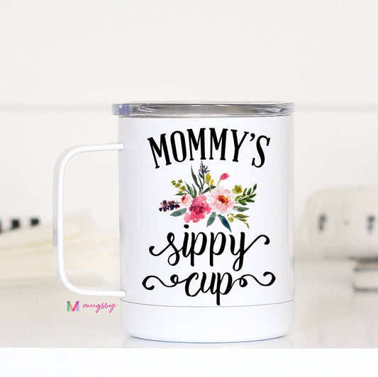 Mugsby - Mommy's Sippy Cup Travel Cup With Handle