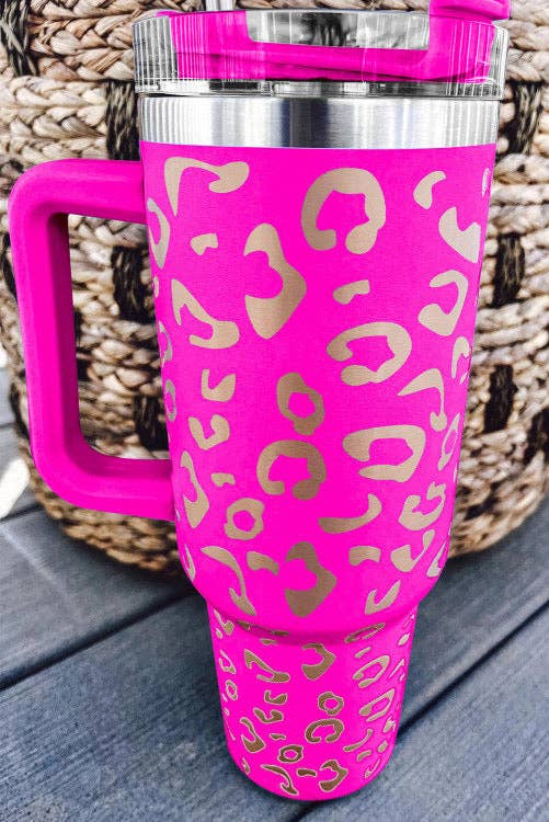 Crossed Arrows Clothing Wholesale co. - Leopard double insulated tumbler