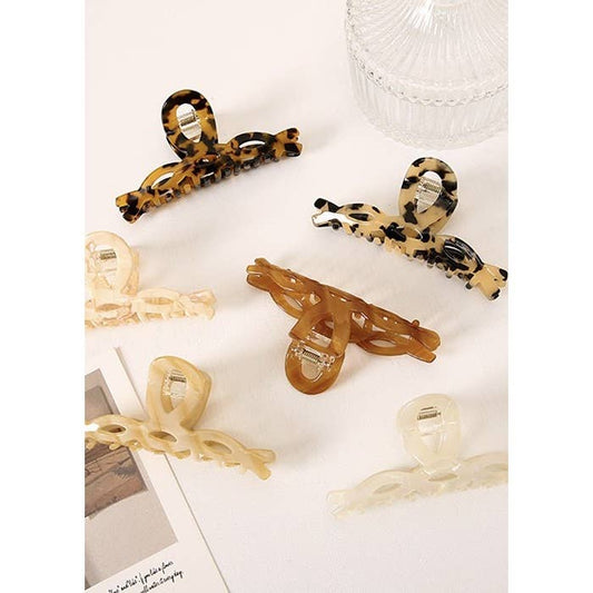Braided Assorted Hair Clips - AMO: Assorted / ONE SIZE