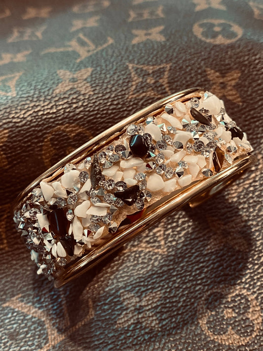 Southern Sparkle Clothing Co - Coal & Diamond Mine - Cuff Bracelet