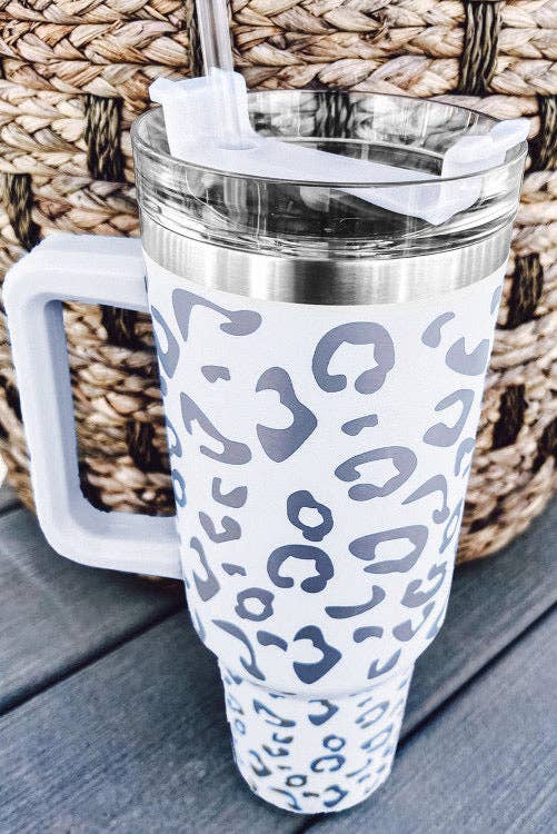 Crossed Arrows Clothing Wholesale co. - Leopard double insulated tumbler