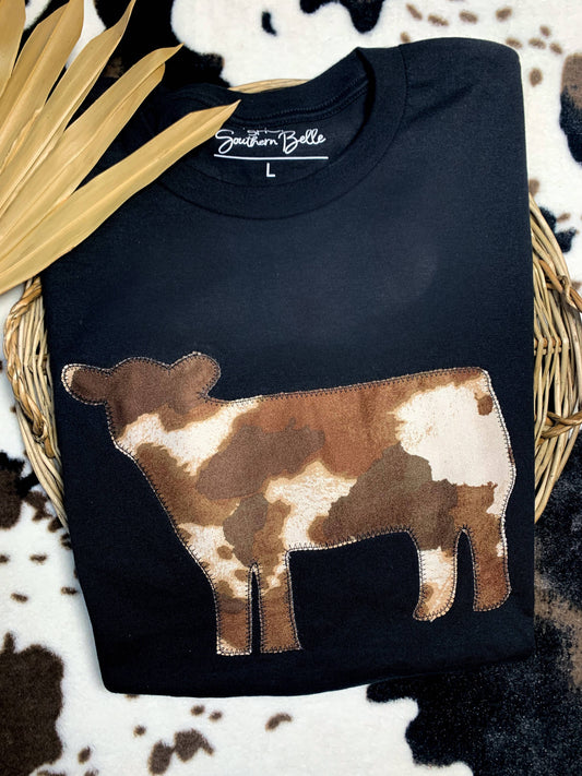 Cow Short Sleeve T from Shop Southern Belle - Unisex crew neck tee
