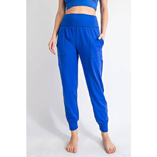 U R My Sunshine - WIDE WAISTBAND BUTTER SOFT JOGGERS WITH POCKETS