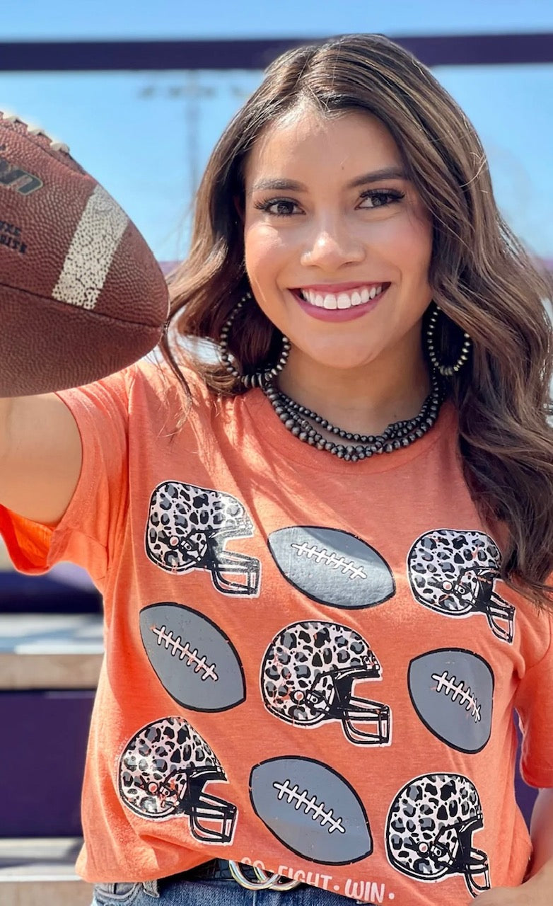 Leopard Football Helmets