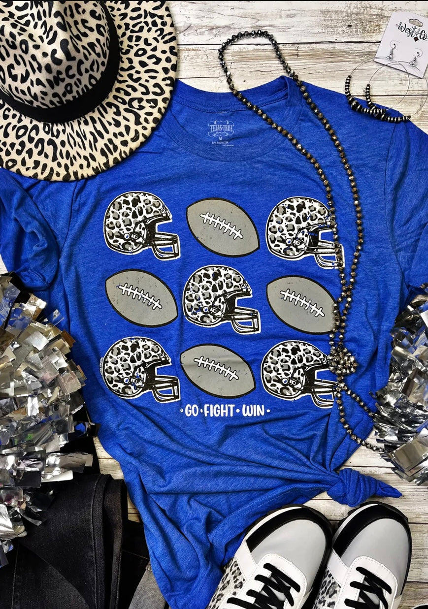 Leopard Football Helmets